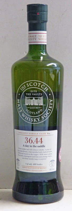 1 BOTTLE BENRINNES 20 YEAR OLD SINGLE MALT WHISKY, SCOTCH MALT WHISKY SOCIETY BOTTLING - 70CL 60.