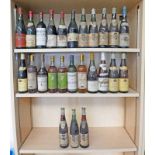 LARGE SELECTION OF VARIOUS GERMAN WHITE WINE, BURGUNDY,