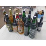 LARGE SELECTION OF VARIOUS ALCOHOL TO INCLUDE PORT, JAPANESE SAKE,