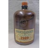 STONEWARE BOTTLE BRUICHLADDICH 16 YEAR OLD SINGLE MALT WHISKY, DISTILLED 1989 - 700ML, 46% VOLUME,