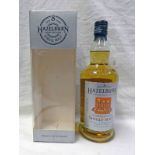 1 BOTTLE HAZELBURN 8 YEAR OLD SINGLE MALT WHISKY - 70CL, 46% VOLUME.