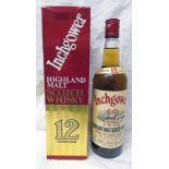 1 BOTTLE INCHGOWER 12 YEAR OLD SINGLE MALT WHISKY - 75CL. 40% VOL.