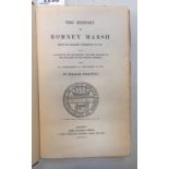 THE HISTORY OF ROMNEY MARSH FROM ITS EARLIEST FORMATION TO 1837 BY WILLIAM HOLLOWAY - 1849