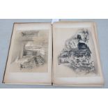 SKETCHES OF HADDON HALL BY DOUGLAS MORISON WITH 23 TINTED LITHOGRAPHS Condition Report: