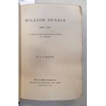WILLIAM DUNBAR 1460-1520 A STUDY IN THE POETRY AND HISTORY OF SCOTLAND BY AE. J. G.