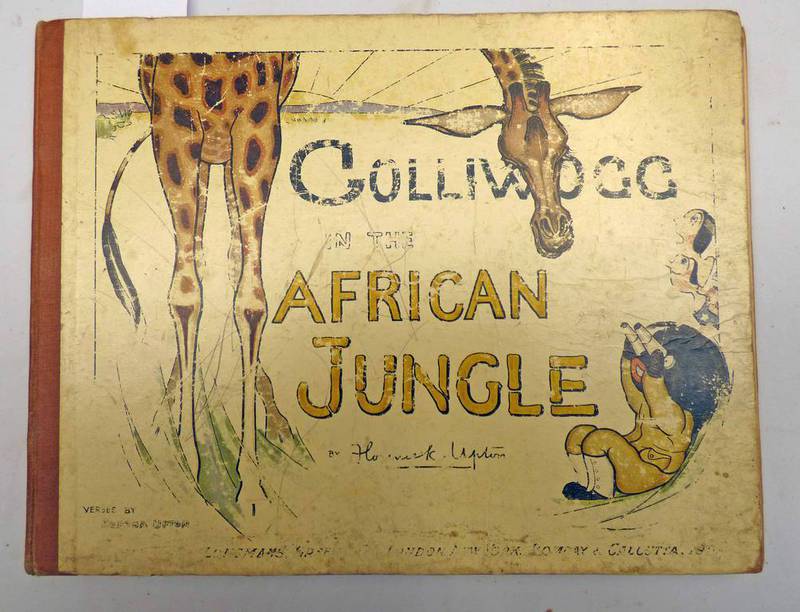 GOLLIWOGG IN THE AFRICAN JUNGLE BY FLORENCE UPTON & BERTHA UPTON - 1909