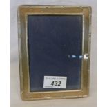 RECTANGULAR SILVER FRAME LONDON 1973, OVERALL 15.5 X 11.