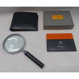 LEATHER HANDLED MAGNIFYING GLASS,