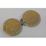 VICTORIAN LOCKET WITH 1790 & 1794 GUINEA'S AS OUTER CASES