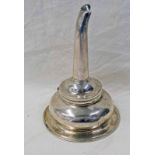 SILVER WINE FUNNEL BY CHARLES ALDRIDGE POSSIBLY 1785 LONDON 3OZ Condition Report: