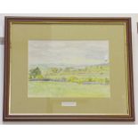 FRAMED WATERCOLOUR BANCHORY - DEVENICK SIGNED R.H.