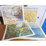 THE ENID BLYTON NATURE PLATES DRAWN BY EILEEN SOPER IN ORIGINAL BOX APPROX 60