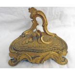 19TH CENTURY OR EARLY 20TH CENTURY ORMOLU DESK STAND