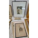 FRAMED EARLY SCOTTISH NATIONAL WAR MEMORIAL BY A SIMES,