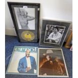 FRAMED ERROL BROWN PERSONAL TOUCH SIGNED RECORD SLEEVE, FRAMED MADONNA, JUSTIFY MY LOVE RECORD,