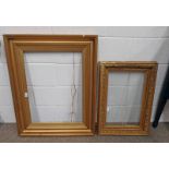 2 19TH CENTURY OR EARLY 20TH CENTURY GILT FRAMES LARGEST OVERALL SIZE 75X94 CM Condition