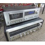 PIONEER STEREO CASSETTE TAPE DECK CT-F600 & PIONEER STEREO RECEIVER SX-790