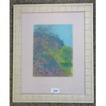 IRENE HALLIDAY - (ARR), EDINBURGH CASTLE, SIGNED, FRAMED GOUACHE,