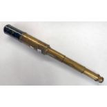 DOLLAND LONDON DAY OR NIGHT 3 DRAW BRASS TELESCOPE