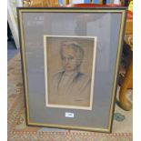 JAMES PATERSON VICTORIAN LADY SIGNED GILT FRAMED PASTEL 30 X 19 CM