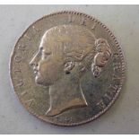 1845 VICTORIA SILVER CROWN