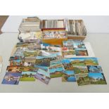 SELECTION OF VARIOUS POSTCARDS, FIRST DAY COVERS, PICTURE CARDS, LOOSE STAMPS, ETC WITH SOME MINT,