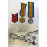 WWI VICTORY & WAR MEDALS TO 276918 PTE. A.