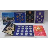 1973 POBJOY MINT 6 COIN ROYAL WEDDING SET, 1971 ROYAL MINT 6 COIN SET,