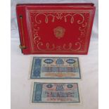 1946 BRITISH LINEN BANK £5 BANKNOTE W/7 25/320,