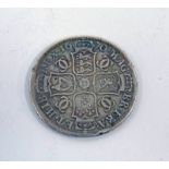 1670 CHARLES II HALFCROWN VICESIMO SECVNDO EDGE