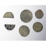 SELECTION OF VARIOUS SILVER HAMMERED COINS TO INCLUDE WILLIAM THE LION PHASE B SHORT CROSS AND