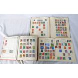 3 STAMP ALBUMS OF VARIOUS MINT AND USED GB AND WORLDWIDE STAMPS TO INCLUDE PENNY REDS, TUPENNY BLUE,