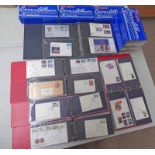 6 STANLEY GIBBONS ALBUMS OF FIRST DAY COVERS AND ONE OTHER ALBUM OF COMMEMORATIVE SILVER JUBILEE