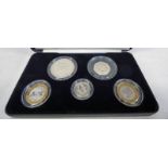 2007 ROYAL MINT SILVER PIEDFORT 5 - COIN COLLECTION,