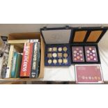 1970 DOUBLE PROOF COIN SET IN FITTED CASE WITH CERTIFCATES,