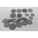 SELECTION OF VARIOUS COINS TO INCLUDE 1922 US SILVER DOLLAR, 1780 MARIA THERESIA THALER,