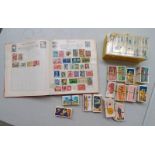 STAMP ALBUM OF VARIOUS GB & WORLDWIDE STAMPS TO INCLUDE GERMANY, FRANCE,