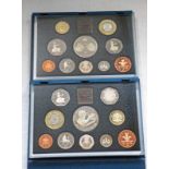 1997 & 1998 ELIZABETH II PROOF COIN SETS IN CASE OF ISSUE WITH CERTIFICATES