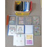 LOT WITHDRAWN: 13 ALBUMS OF VARIOUS MINT & USED WORLDWIDE STAMPS TO INCLUDE SWITZERLAND,