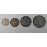 1800 GEORGE III 4 COIN MAUNDY SET