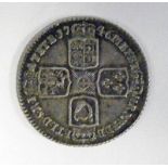 1746 GEORGE II SILVER LIMA SIXPENCE