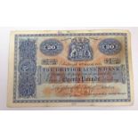 1935 BRITISH LINEN BANK £20 BANKNOTE Y/3 1/38,