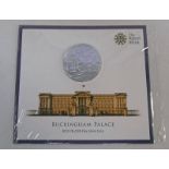 2015 ROYAL MINT BUCKINGHAM PALACE UK £100 SILVER COIN