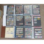 LOT WITHDRAWN: 6 ALBUMS OF VARIOUS MINT & USED WORLDWIDE STAMPS TO INCLUDE INDIA, PAKISTAN,