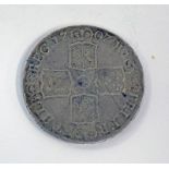 1707 QUEEN ANNE SILVER CROWN,