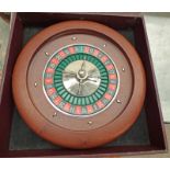 DAL NEGRO ROULETTE WHEEL IN CASE