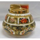 ROYAL CROWN DERBY IMARI PATTERN ROMAN TABLE LIGHTER