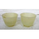 PAIR OF CHINESE JADE CUPS QING DYNASTY - 4.
