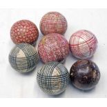 SCOTTISH POTTERY LAWN BALLS