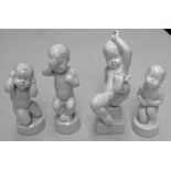 4 BING & GRONDAHL BABY FIGURES TO INCLUDE NUMBERS 2208, 2209,